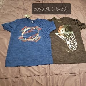 Two XL Tek Gear t-shirts